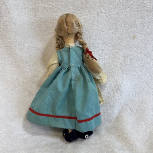 Vintage Effanbee International Doll 11" 1976 Holland Blonde Braids Sleeping Eyes - Picture 4 of 10